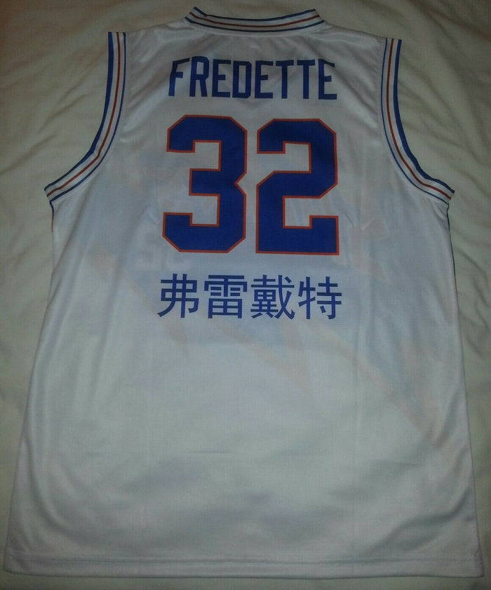 Jimmer Fredette Shanghai Sharks CBA Basketball Jersey White, Size Large