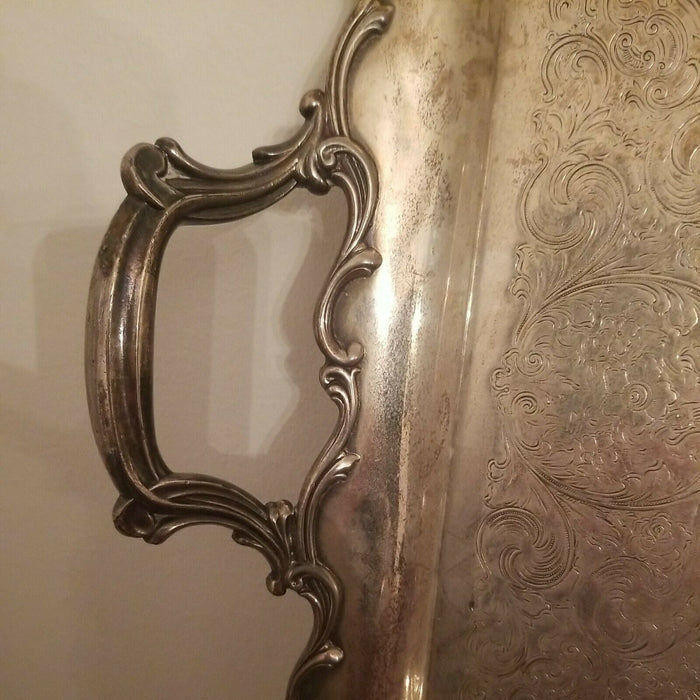 "Joanne" Webster Wilcox International Silver #7291 Serving Tray, 24" x 15"
