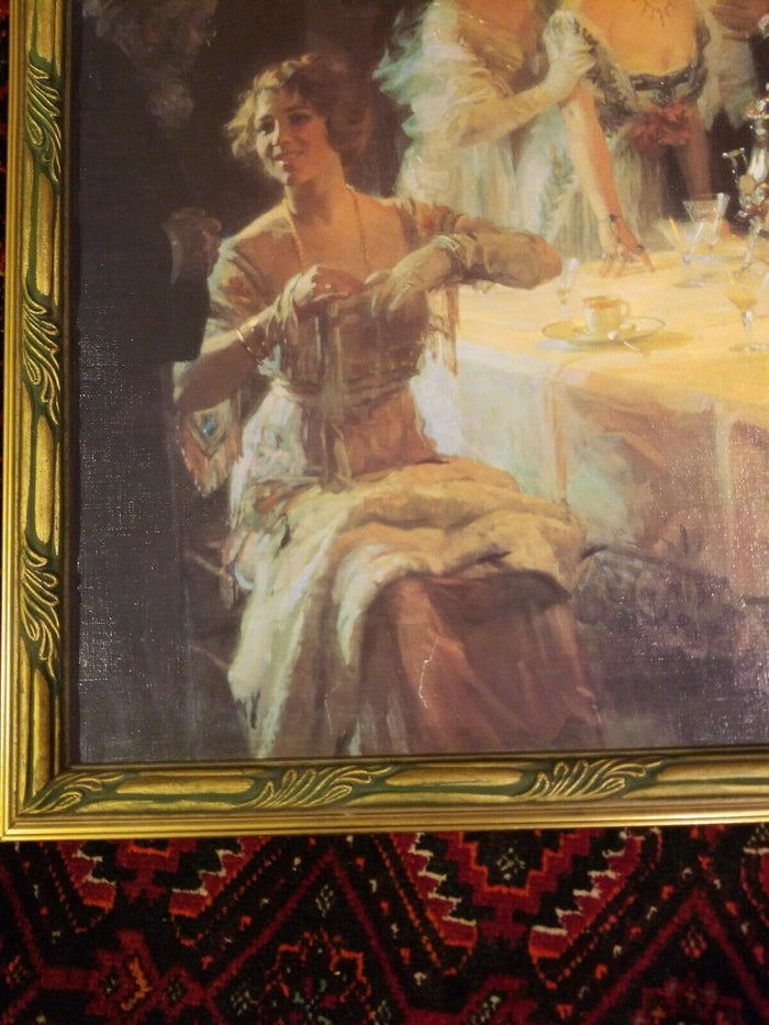 Jules-Alexandre Grün Dinner Party (The End of Dinner) Painting