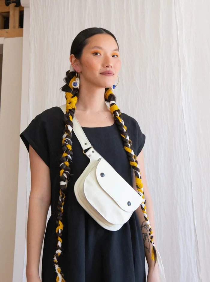 KAZAK Sac Pochette Amaru - Ivoire