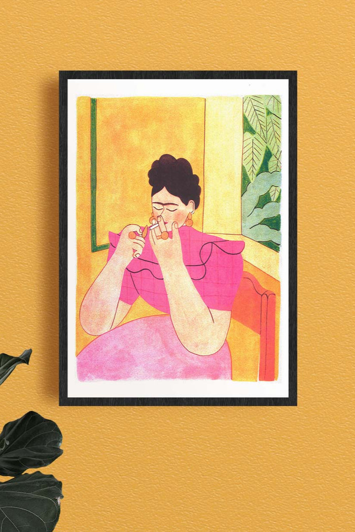 KIBLIND Affiche Morgane Fadanelli - Frida Kahlo