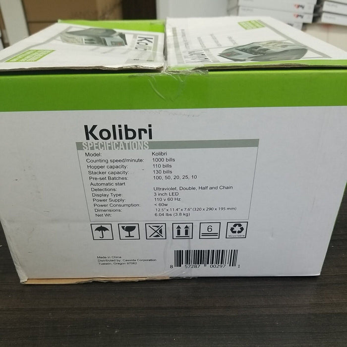 Kolibri Automatic Bill Counter - Diamonds Sapphires Rubies Emeralds