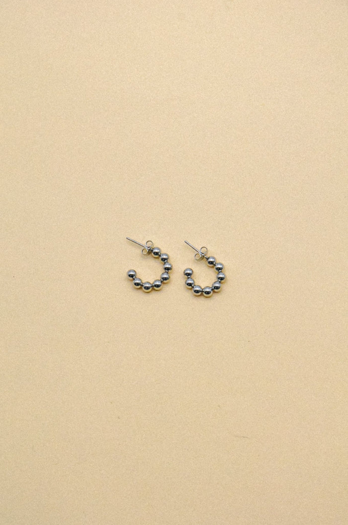 LA RENARDE Boucles d'Oreilles Anneaux Boules