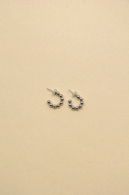 LA RENARDE Boucles d'Oreilles Anneaux Boules