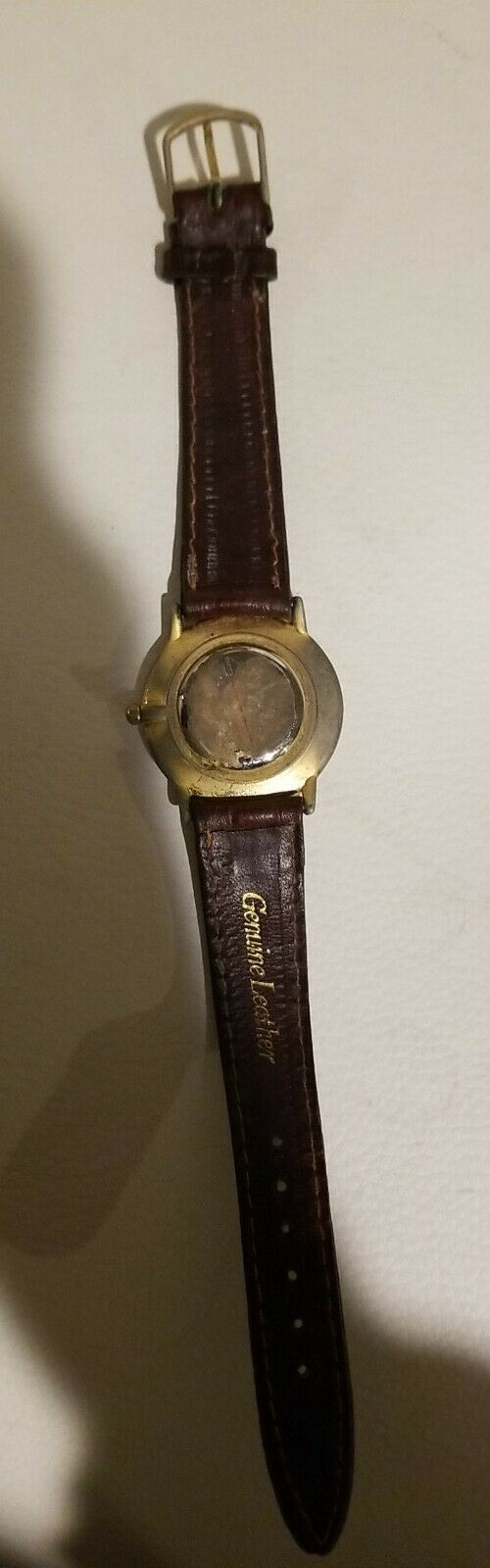 Lafayette Quartz Stainless Steel Wrist Watch with Leather Band