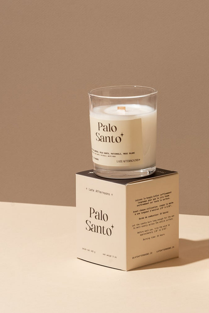 LATE AFTERNOONS Bougie Palo Santo