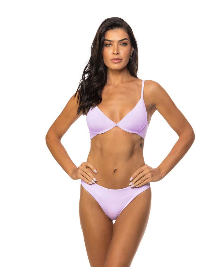 Lavender Underwire Bikini Top