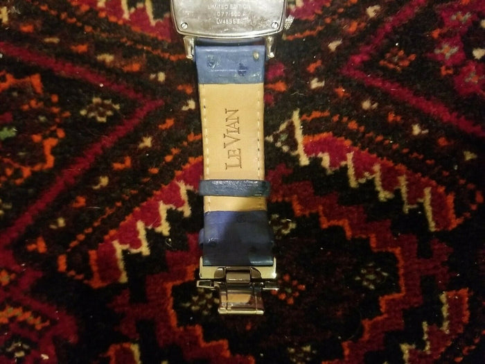LeVian Limited Edition Swiss Made Watch LV48SSBL