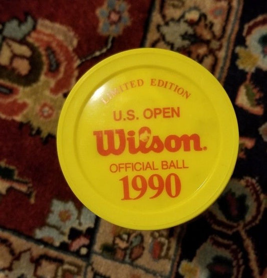 Limited Edition Wilson Official Tennis Ball of 1990 US Open In Sealed Can - Diamonds Sapphires Rubies Emeralds