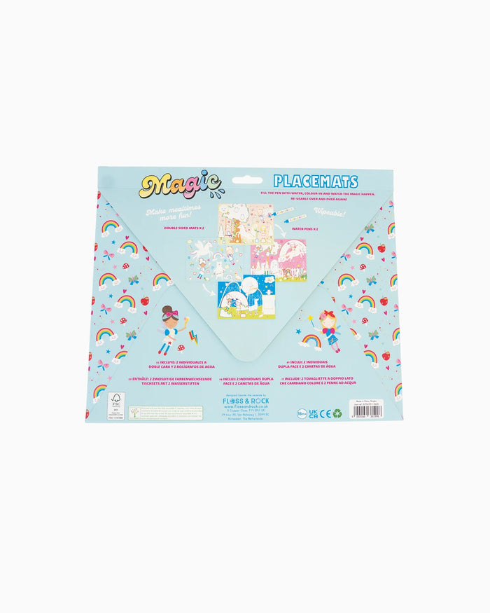 Floss & Rock Arts & Crafts Magic Water Place Mat Rainbow Fairy