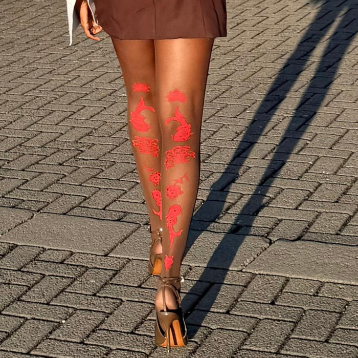 Manifest Sheer Tights - Praline