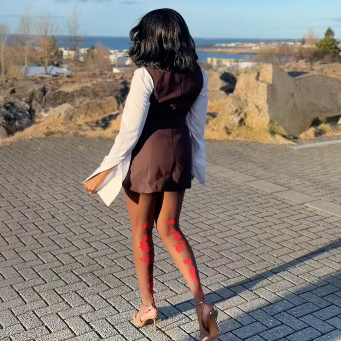 Manifest Sheer Tights - Praline