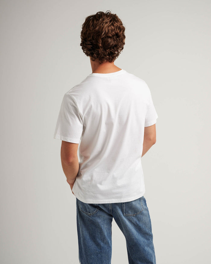 Mens Pima Pocket Tee - Pima Cotton Jersey - White