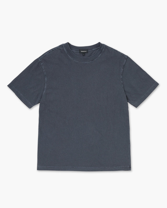 Men's Relaxed Tee in Vintage Overdyed Black (Black) | Richer Poorer