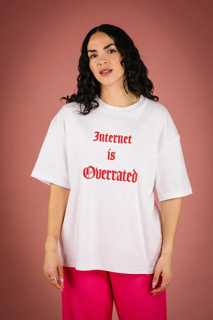 MERCEDES MORIN T-shirt Internet Is Overrated