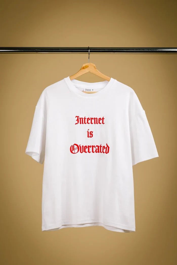 MERCEDES MORIN T-shirt Internet Is Overrated