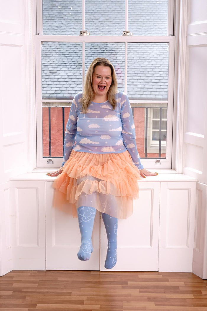 Mesh Skirt - Peach Mousse