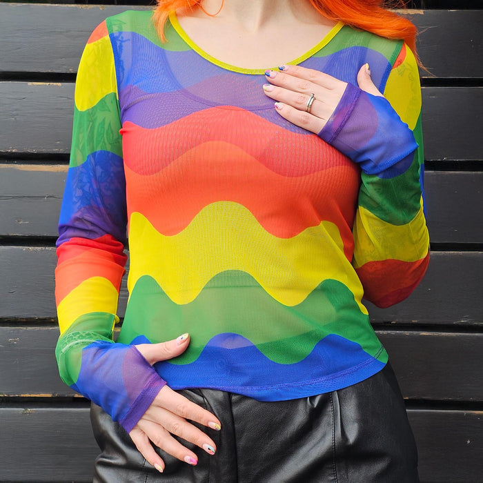 Mesh Top - Rainbeaux