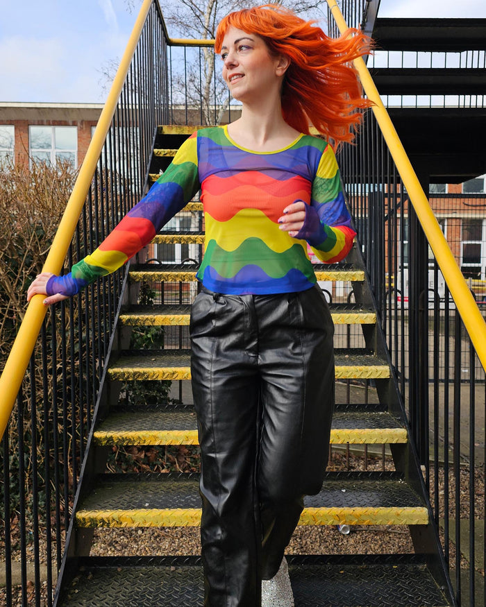 Mesh Top - Rainbeaux