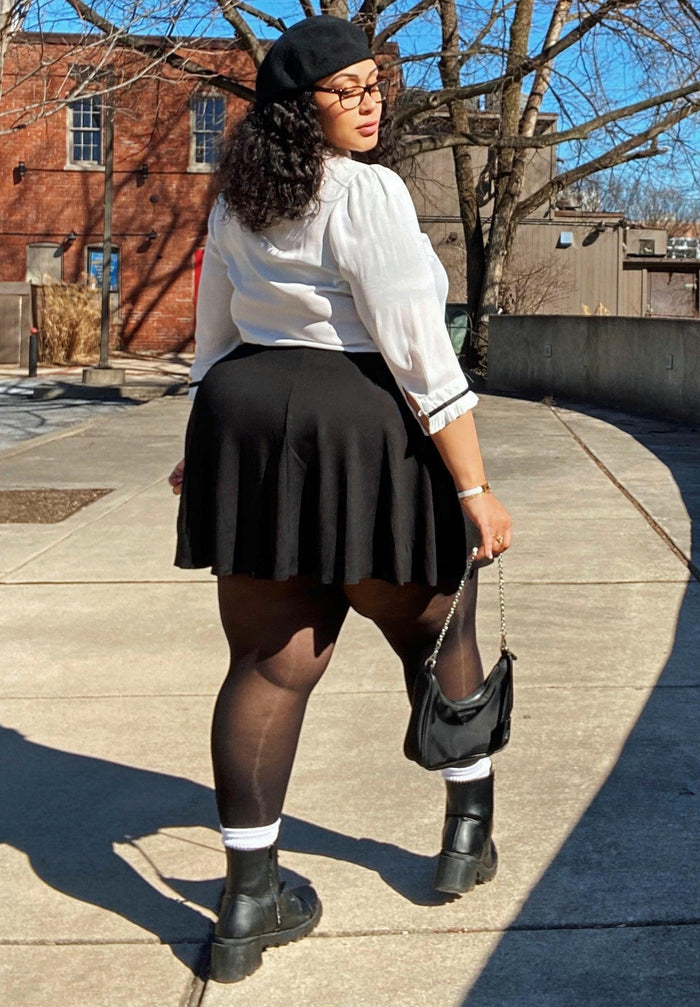 Mini-Flare Skirt - Black