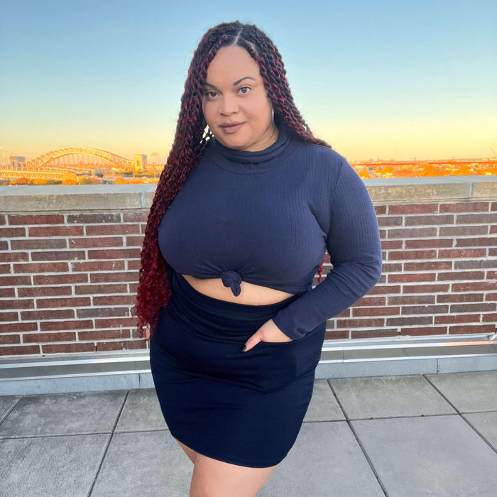 Mini Skirt - Navy - Snag