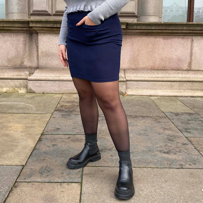 Mini Skirt - Navy - Snag