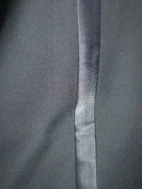Neiman Macus Assets by Andrew Fezza 100% Virgin Wool Size 42 Short Tuxedo - Diamonds Sapphires Rubies Emeralds