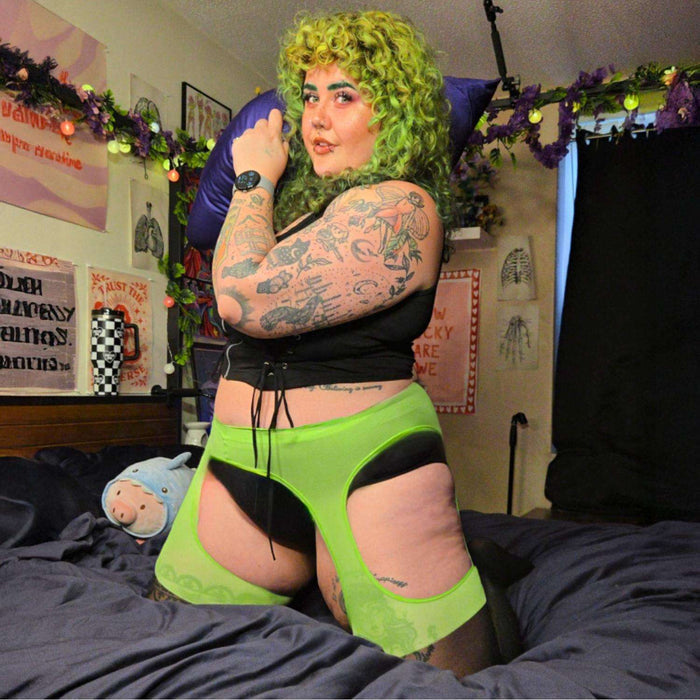 Neon Mock Garters - Wicked