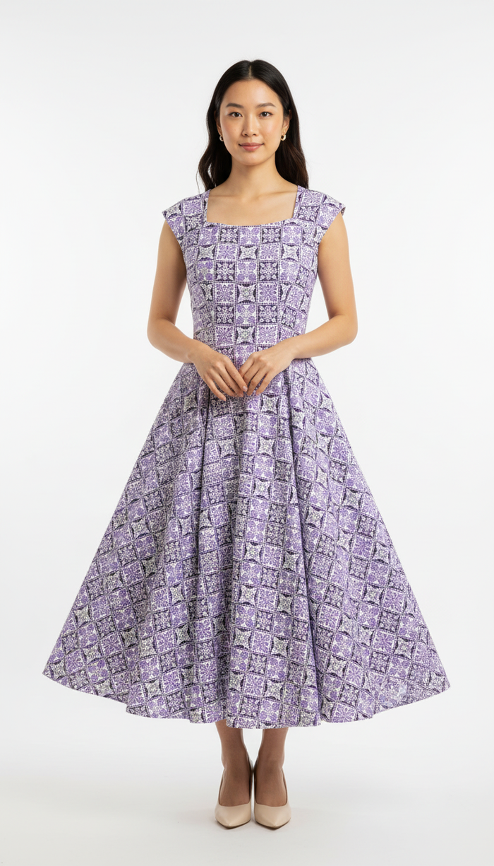 Lavendar Quilt / 1/2