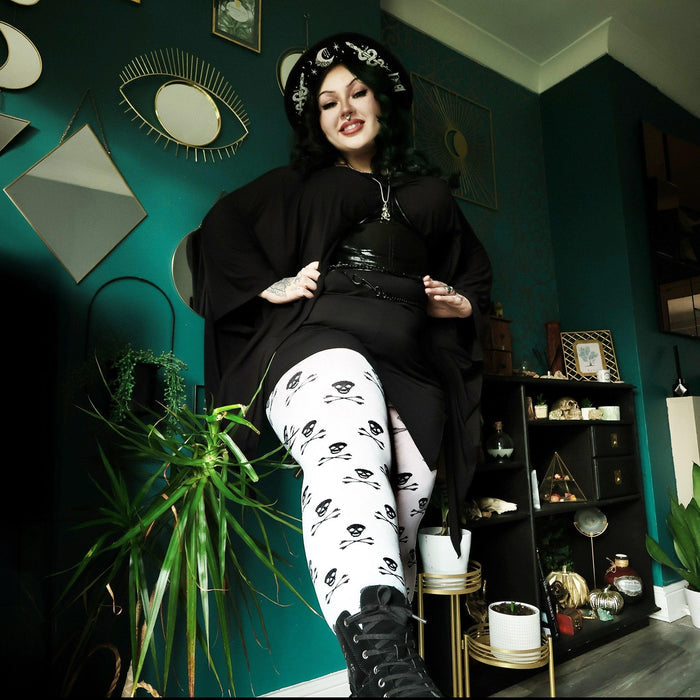 Opaque Tights Skullz - Snow White