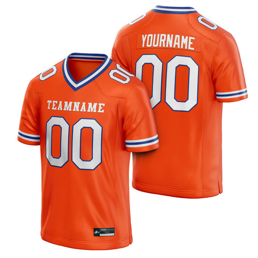 Orange Custom Football Jersey