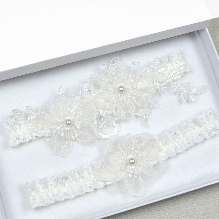 flower bridal garter