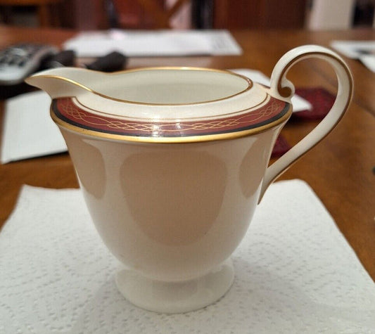 oscar de la renta bone china Creamer af008 gold bracelet red narumi japan