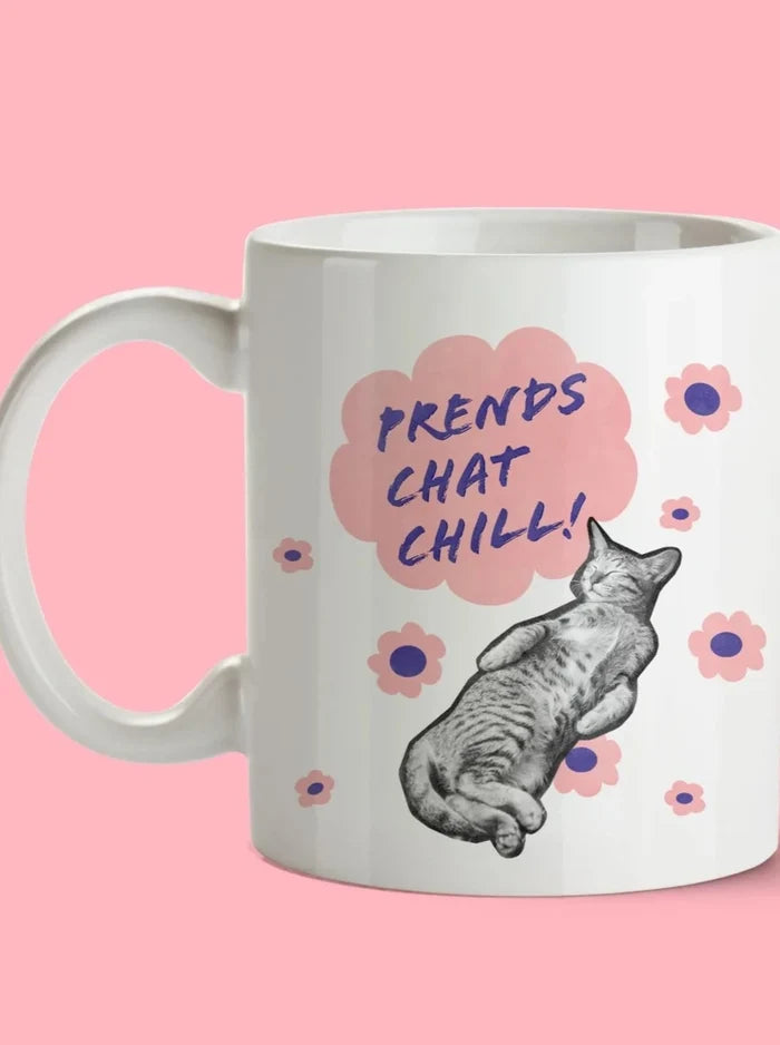 OUI MANON Tasse - Prends chat chill