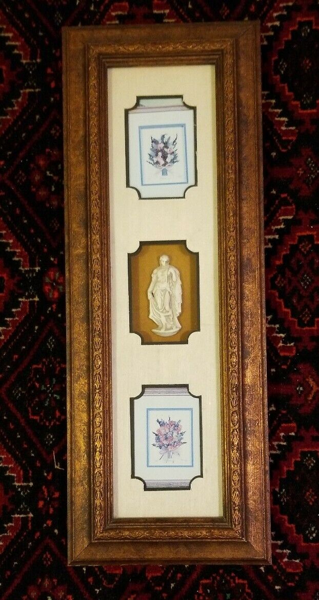 Pair Of Framed Mixed Media Artworks