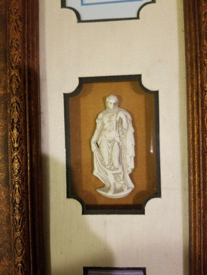 Pair Of Framed Mixed Media Artworks