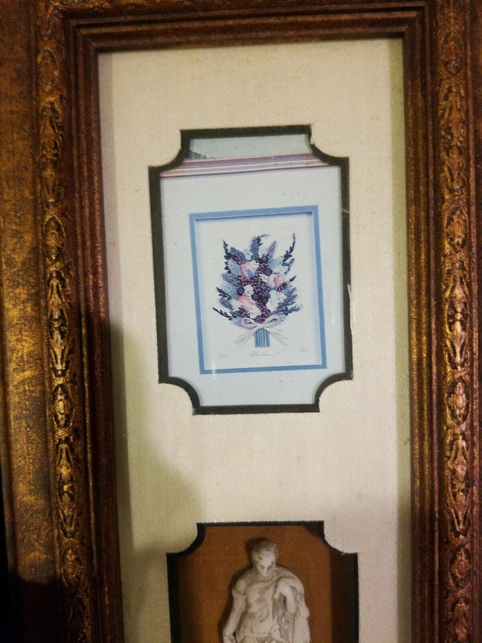 Pair Of Framed Mixed Media Artworks