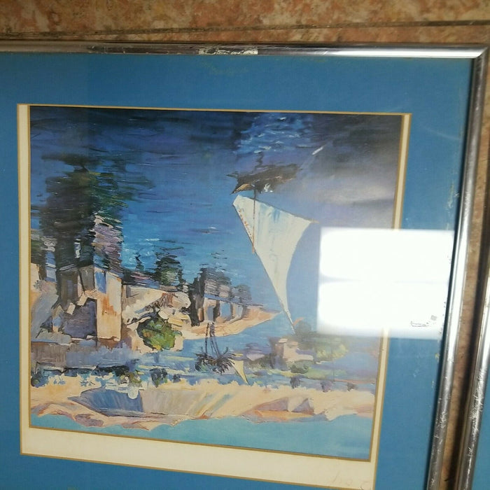 Pair Of Sailing Scene Paintings