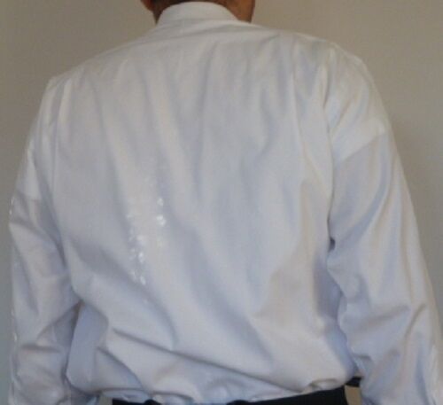 Paul Fredrick 80's Two Ply Pinpoint Oxford White Monogrammed PN - Diamonds Sapphires Rubies Emeralds