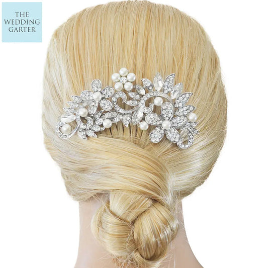 bridal headdress pearl