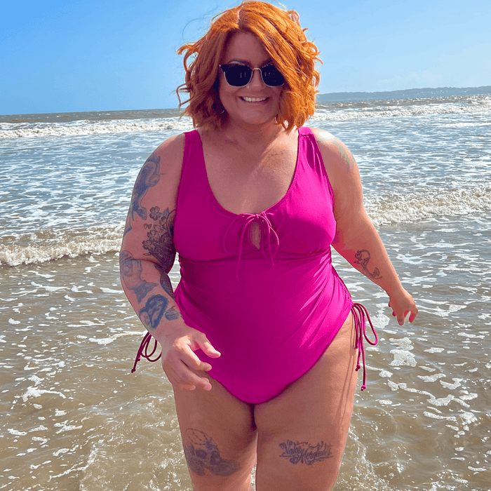 Phone Home Swimsuit - Hot Pink - Snag
