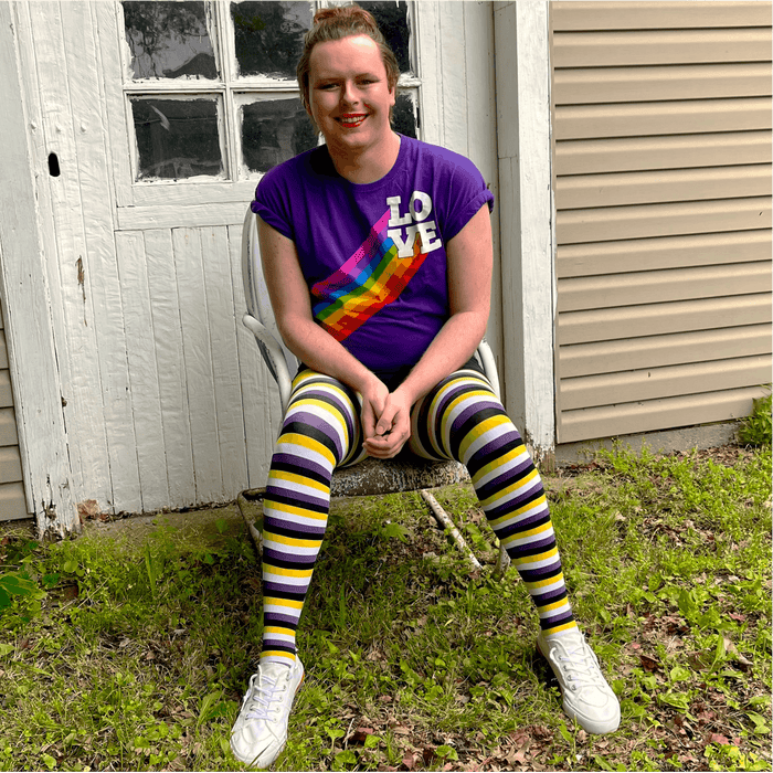 Pride Striped Tights - Elliot