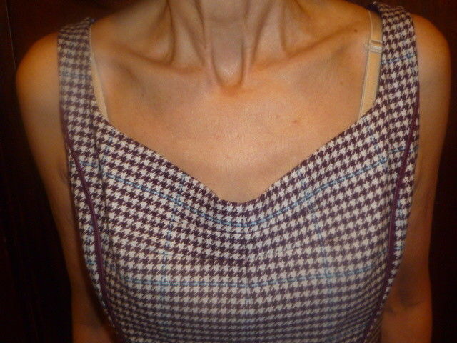 Purple Plaid Cynthia Steffe Dress Size 2 - Diamonds Sapphires Rubies Emeralds