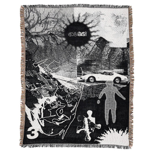 QUASI - HARD DREAM BLANKET BLACK/WHITE