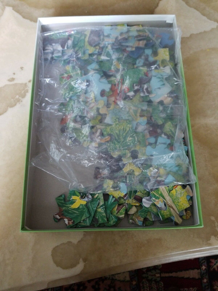 Ravensburger Super 100 Jungle Safari Hide & Seek Jungle Puzzle No. 107346 - Diamonds Sapphires Rubies Emeralds