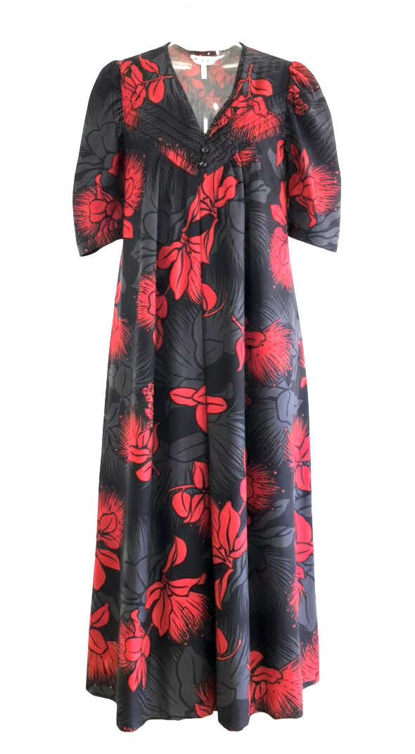 3/4 / Black Red Lehua