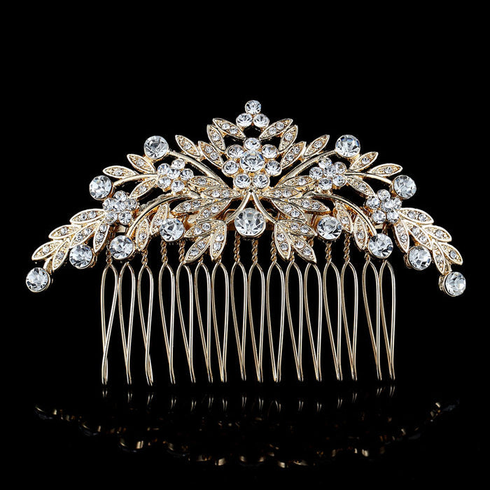 Rose Gold Antique Bridal Headpiece Online - The Wedding Garter