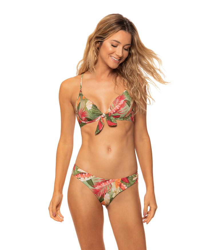 Sacred Garden Tie Knot Underwire Bikini Top
