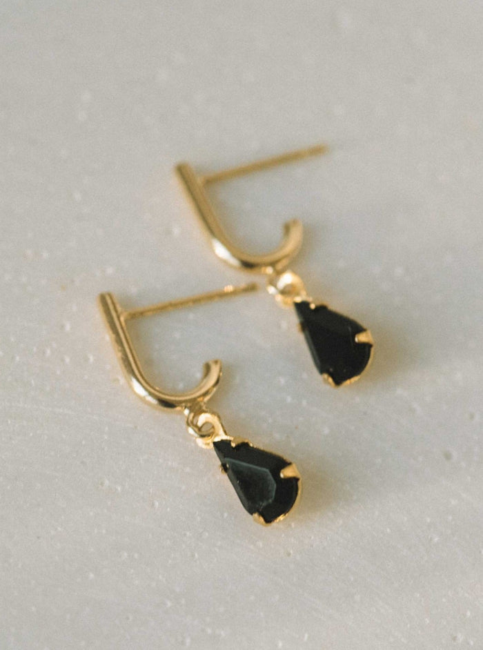 SANDRINE DEVOST Boucles d'Oreilles Juliette - Noir