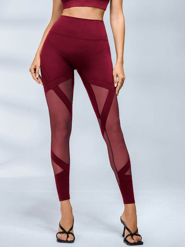 Dark Red / S / Leggings